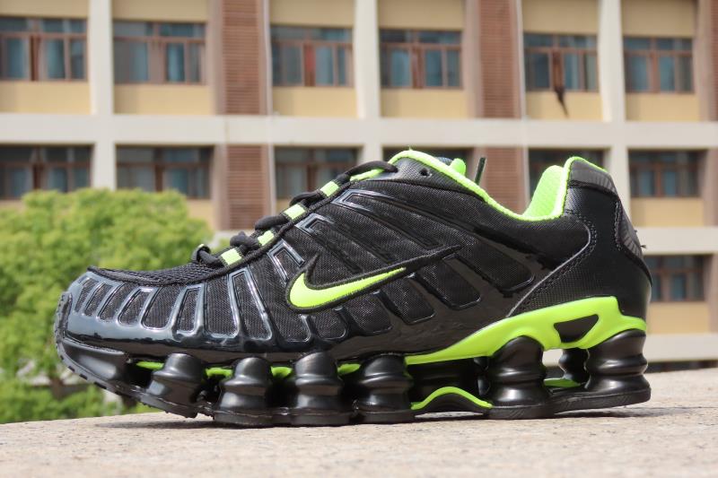 2020 Nike Shox 13 Black Green Shoes for Women